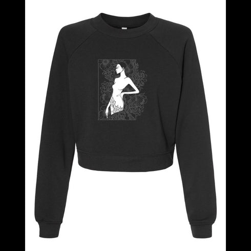 Portrait Black and white Bella canvas hoodie 7505